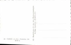 CPM Vence Fontaine Du 16eme