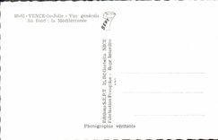 POSTAL MODERNA Vence la visión bonita mediterránea