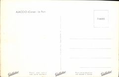 MODERN CARD Ajaccio the Port