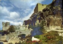 CPM Reflets De Provence Les Baux En Provence Les Ruilles Du Chateau