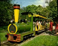 MODERN CARD Colors And Light Of France Paris Bois de Boulogne the Small Train