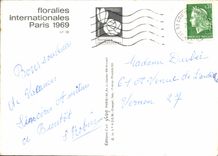 CPM Floralies Paris 1969