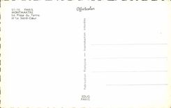 CPM Paris Montmartre La Place Du Tertre Et Le Sacre Coeur