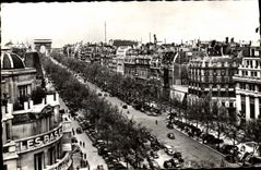 MODERN CARD Paris And Its Wonders View Of the Avenue Of the Elyses Fields