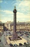 CPM Paris La Place Et La Colonne Vendome Perspective Sur La Rue De La Paix