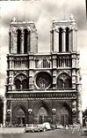 MODERN CARD Paris And Its Wonders Frontage Of the Notre Dame Cathedral
