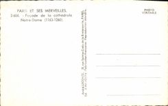 CPM Paris Et Ses Merveilles Facade De La Cathedrale Notre Dame