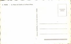 CPM Paris Le Palais De Chaillot Et Le Pont d'Iena