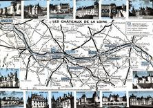 MODERN CARD Loire ch4ateau Nantes