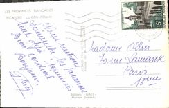 MODERN CARD Picardy the Dimension Of Opal Sleeve Fibula Arras Abbeville Street Dieppe