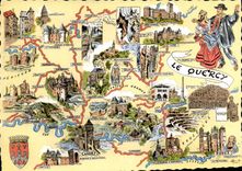 MODERN CARD Quercy Folklore