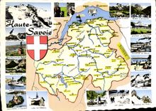 MODERN CARD Department Of High Savoy Thonon