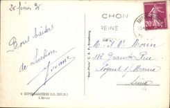 MODERN CARD Superbagneres the Winter