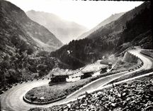 MODERN CARD the Pyrenees Valley D' Aure the Road D' Oredon Laces of Edelweiss