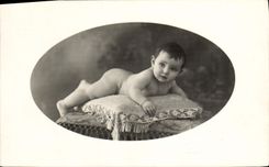 CARTE PHOTO Enfant Bebe Boulevard de Grenelle PAris 