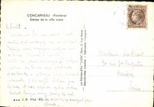 MODERN CARD Concarneau Entered Of the Closed City Folklore