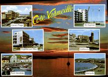 MODERN CARD Canet Plage Dimensions Vermilion St Cyprien Banyuls Collioure Port Vendres Argeles on Mer