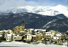 MODERN CARD Light And Colors Of Capcir Angles the Village