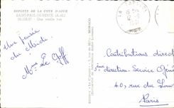 MODERN CARD Reflections Of the Dimension Of Azure Saint Paul De Vence an Old Street