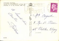 CPM L'Auvergne Touristique Valle De Chaudefour La Couze De Chambon Et Le Puy Ferrand