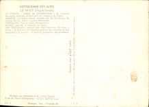 POSTAL MODERNA Notre Dame del estribillo de Fayet de las montan@as la tabla de comunión