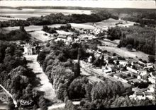 POSTAL MODERNA aire visto Orrouy