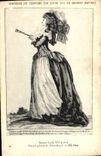 CPA Histoire Du Costume Femme galante du Palais Royal Paris