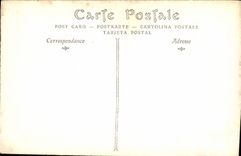 VINTAGE POSTCARD History Of the Costume gallant Woman of the Paris Palais Royal