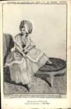 CPA Histoire Du Costume Epoque Louis XVI Femme de qualite