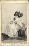 CPA Histoire Du Costume Femme galatne Epoque Louis XVI