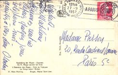 VINTAGE POSTCARD Memling Worship of the Magi Bruges Holy Hospital Jean