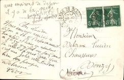 VINTAGE POSTCARD Dijon Places Theater Savings bank