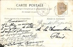 POSTAL Touraine Amboise de la VENDIMIA y su castillo