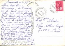 MODERN CARD Cauterets Arrived Of the Chair-lift Of Monne At far the peak from the South of Bigorre