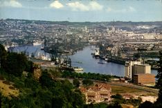 MODERN CARD Rouen View On the City And the Port