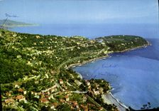 POSTAL MODERNA la dimensión del azul el cabo Martin