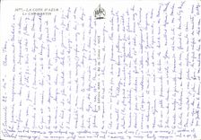 MODERN CARD the Dimension Of Azure the Cape Martin