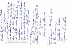 MODERN CARD Amelie Les Bains View And Solid mass Of Canigou