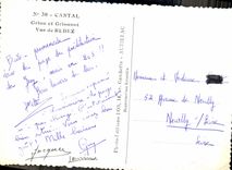MODERN CARD Cantal Grion And Griounot Seen De Rudez