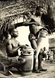 CPM Missions Africaines De Lyon Rires et pleurs Tam Tam Afriqeu 