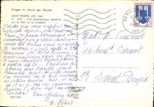 MODERN CARD Holy Tropez Panoramic View Air On the Port And the Citadel