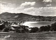 MODERN CARD Hendaye View At the Bottom Spain