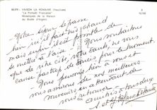 MODERN CARD Vaison the Roman Pompei French Mosaics of the house to the Money Bust