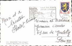 CPM Arcachon Cote d'Argent Le Casino Mauresque Vu Du Jardin