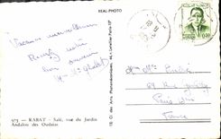 MODERN CARD Rabat Salts Seen Andalusian Garden Of Oudaias