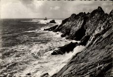 MODERN CARD Point Of Roz the Spur And the Lighthouse Of the Old woman