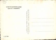 MODERN CARD Mount De Marsan Church Of the Madeleine