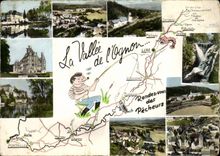 MODERN CARD the Valley Of Ognon Fishes sinning Ecrevisse