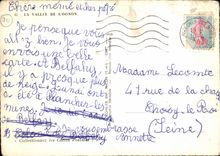 CPM La Vallee De L'Ognon Peche pecheur Ecrevisse