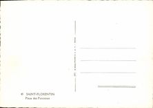 MODERN CARD Saint Florentin Places Fountains